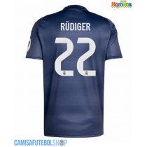 Camisa de time de futebol Real Madrid Antonio Rudiger #22 Replicas 2º Equipamento 2025-26 Manga Curta